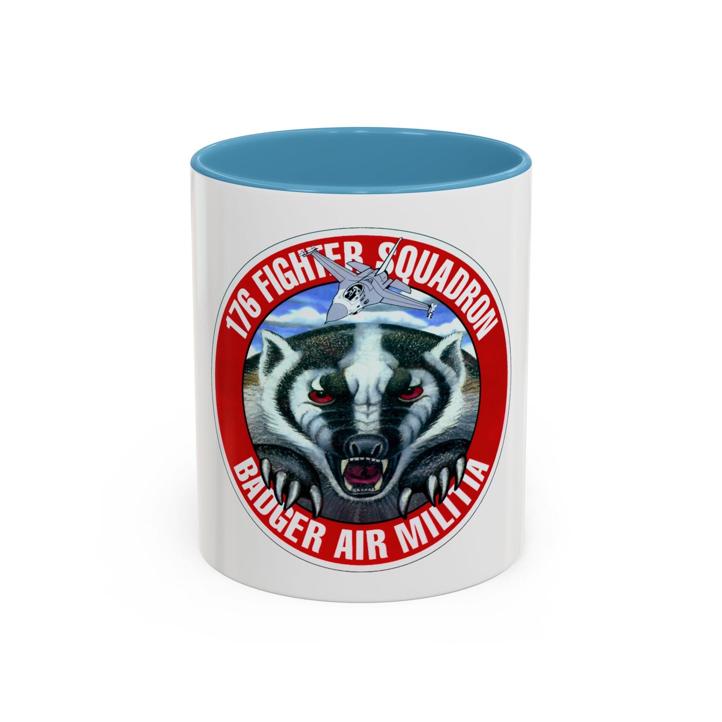 176th Fighter Squadron (U.S. Air Force) Accent Coffee Mug
