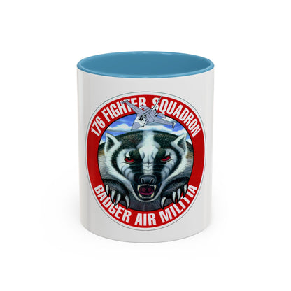176th Fighter Squadron (U.S. Air Force) Accent Coffee Mug