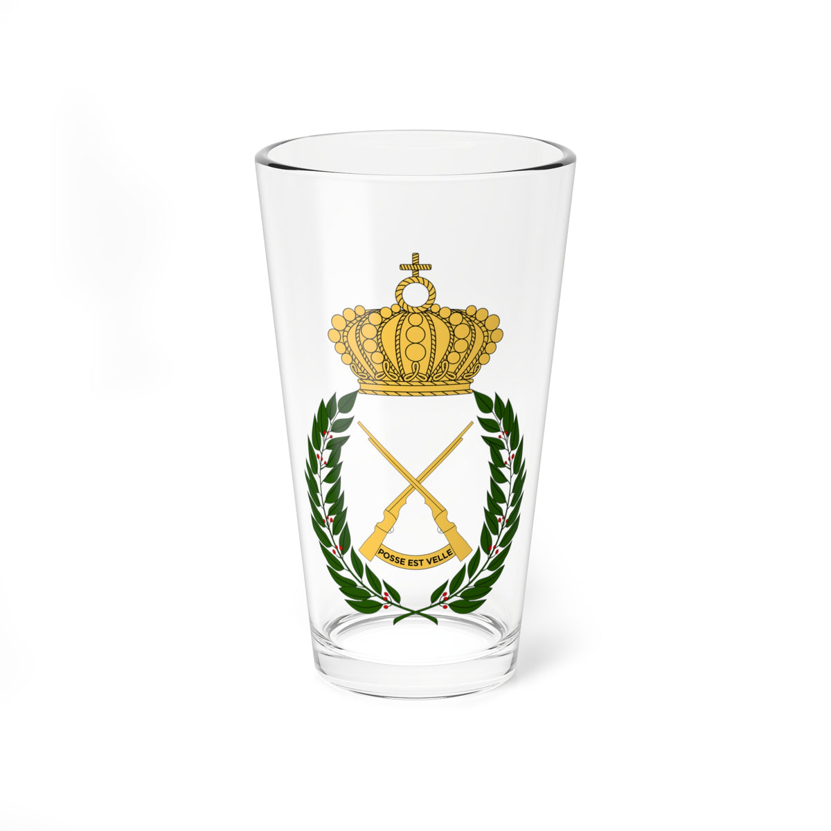 InfKAS vapen (Sweden) (Coat of Arms) Pint Glass 16oz