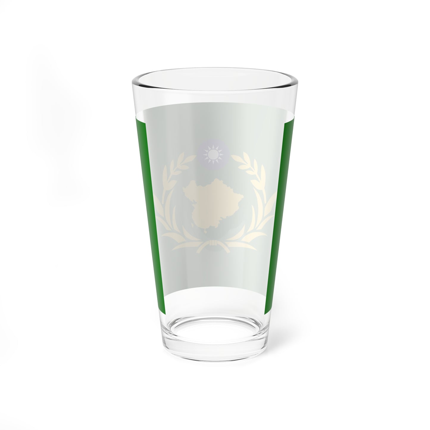 Taiwan Military Reserve District Command Flag (China) Pint Glass 16oz