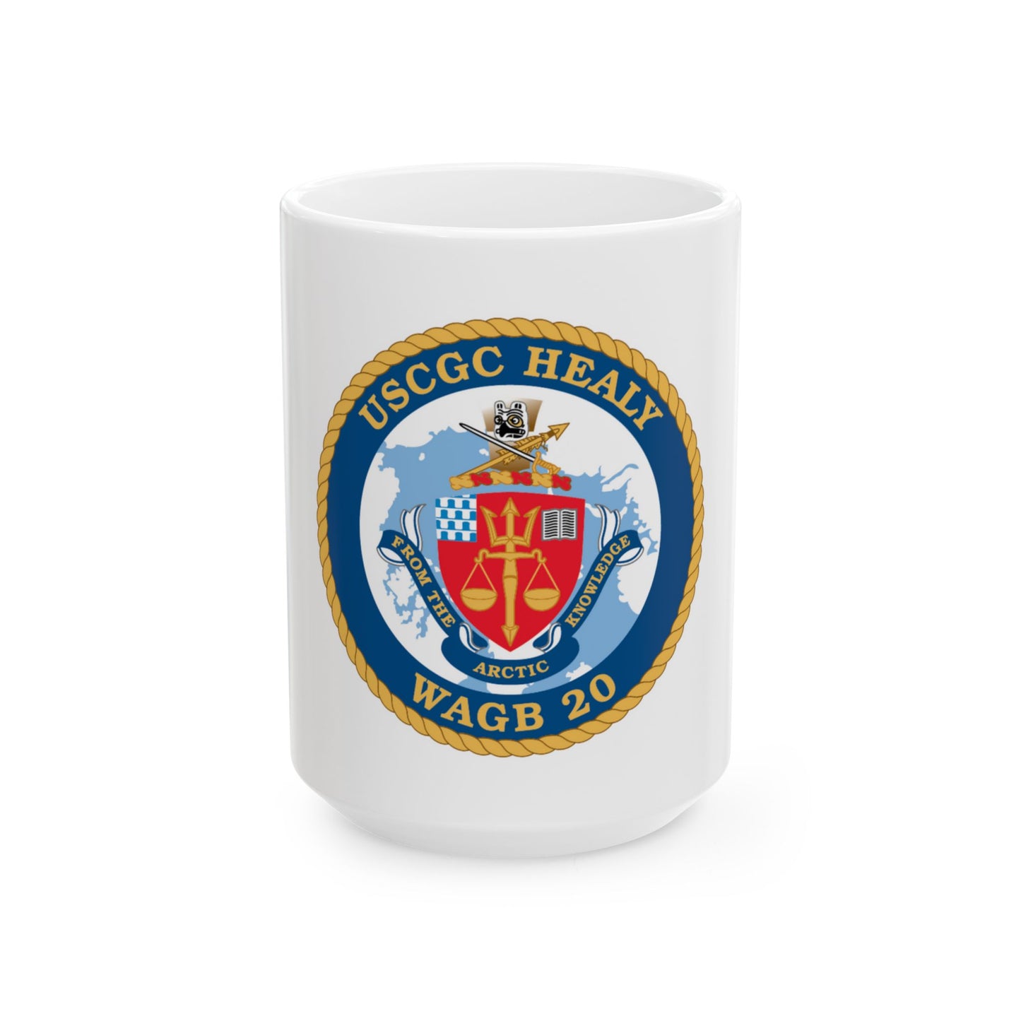 USCGC Healy WAGB 20 (U.S. Coast Guard) White Coffee Mug