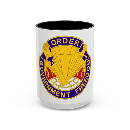 353 Civil Affairs Command 2 (U.S. Army) Accent Coffee Mug