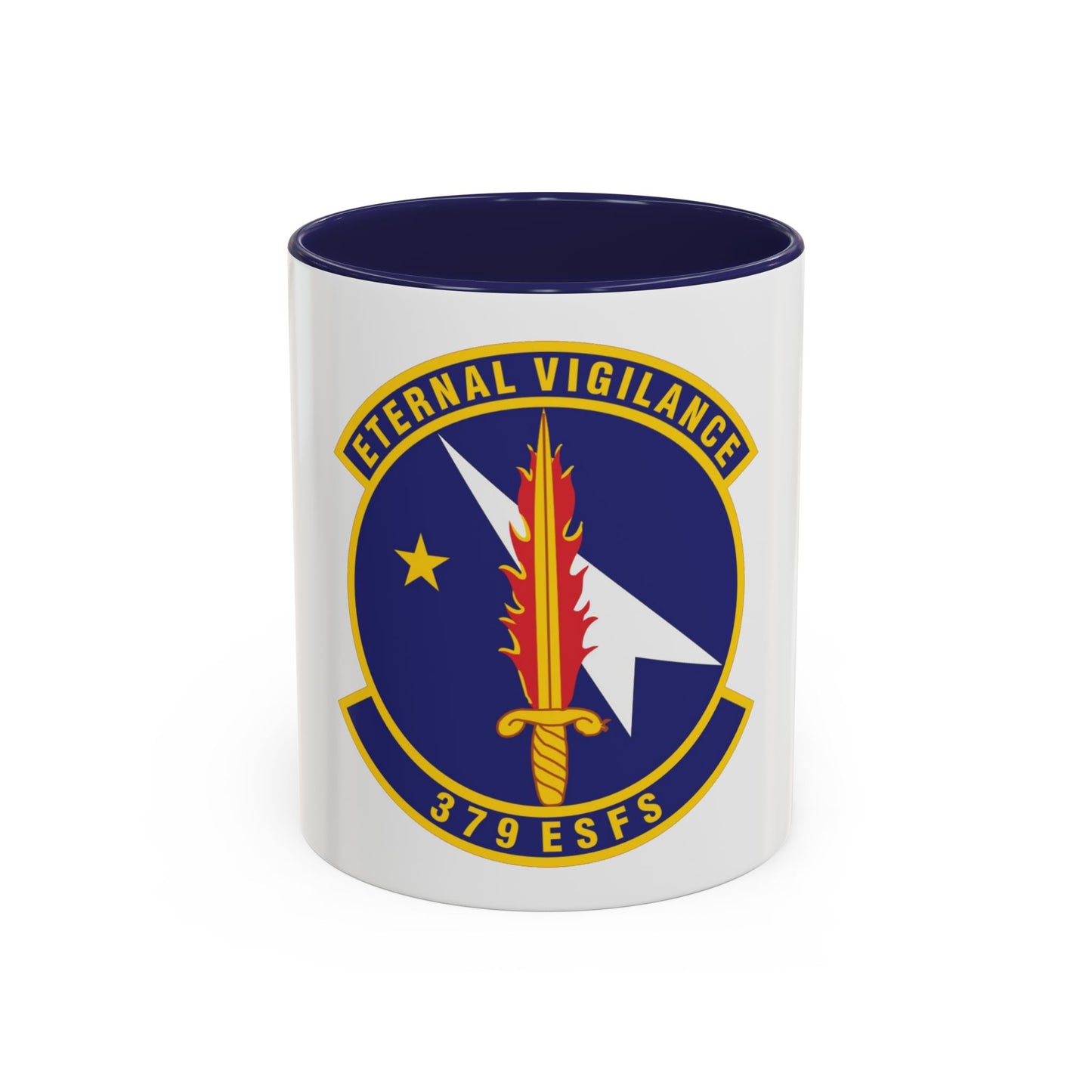 379th Expeditionary Security Forces Squadron (U.S. Air Force) Accent Coffee Mug