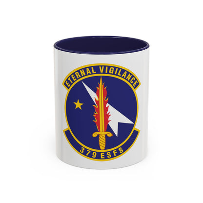 379th Expeditionary Security Forces Squadron (U.S. Air Force) Accent Coffee Mug