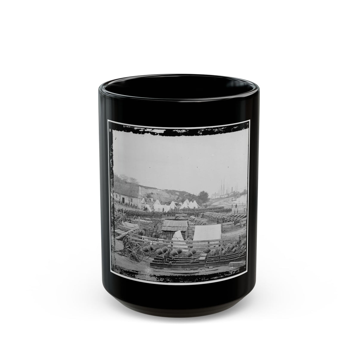 Yorktown, Va. Federal Artillery Park (U.S. Civil War) Black Coffee Mug