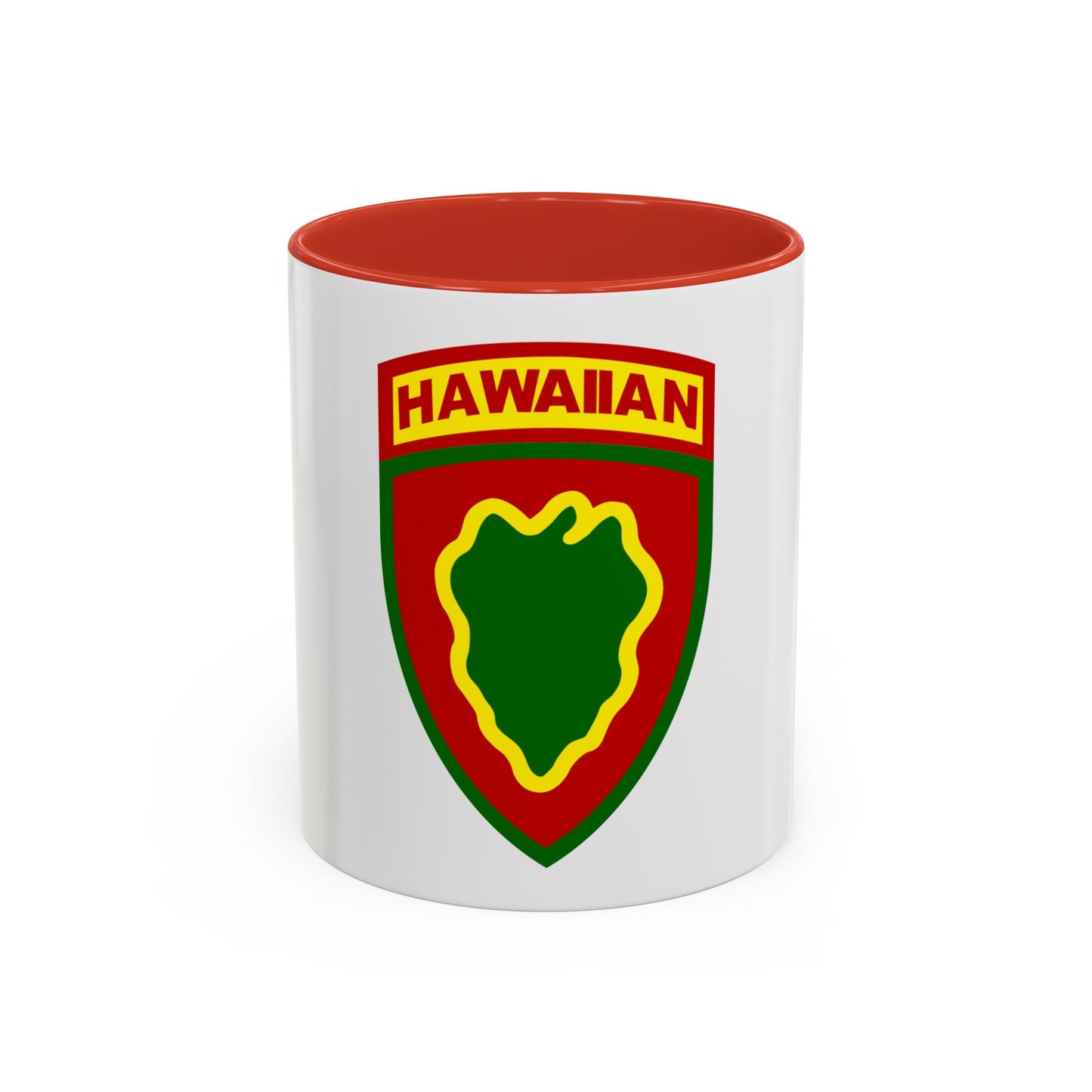 Hawaiian Division (U.S. Army) Accent Coffee Mug