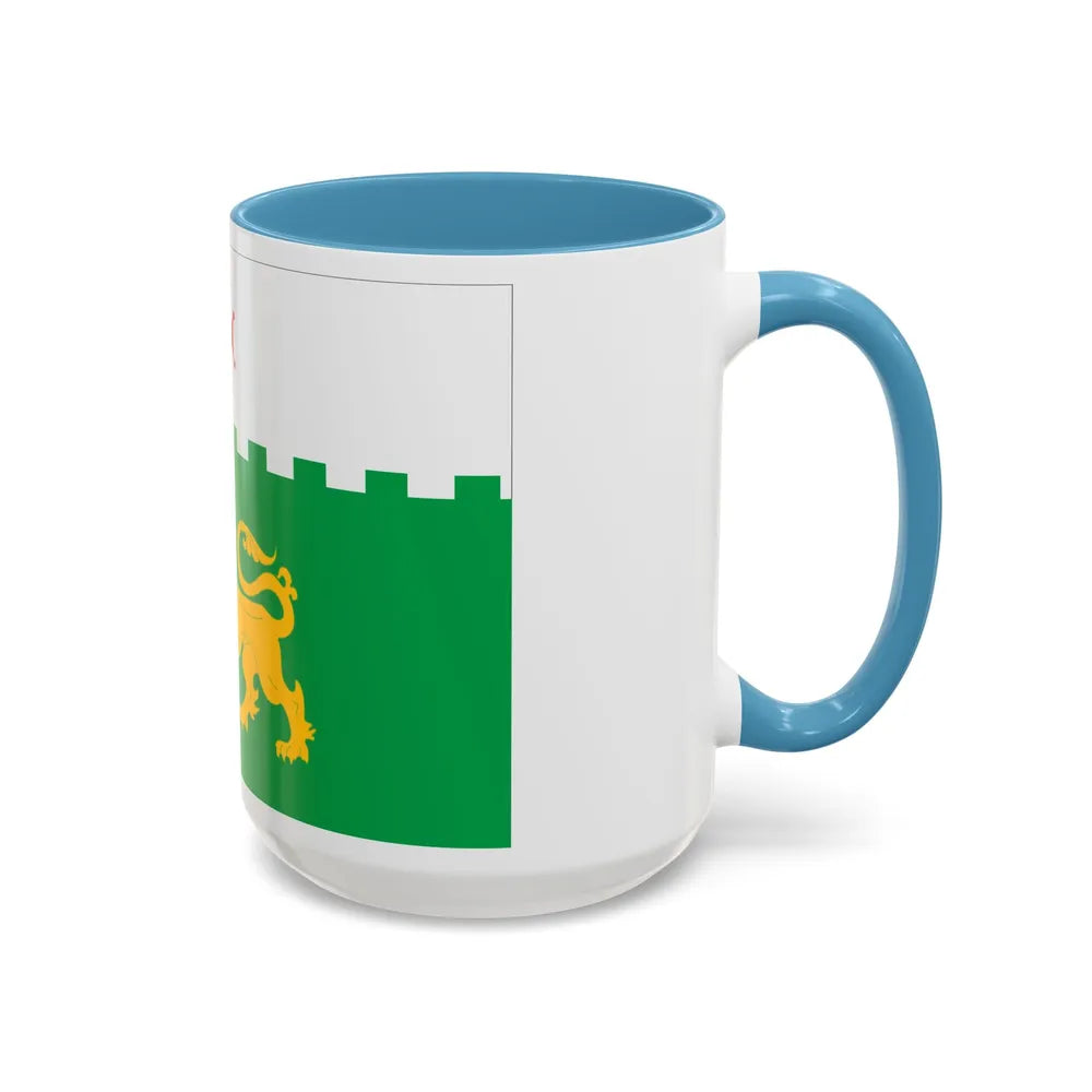 Flag of Akhaltsikhe Georgia - Accent Coffee Mug-Go Mug Yourself