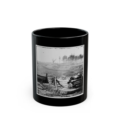 Bermuda Hundred, Va. Federal Earthworks On Left Of The Line, Near Point Of Rocks (U.S. Civil War) Black Coffee Mug
