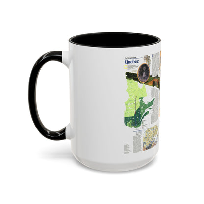 Canada - Quebec 2 (1991) (Map) Accent Coffee Mug