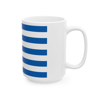 Hellenic Coast Guard Flag 1973-1980 (Greece) White Coffee Mug