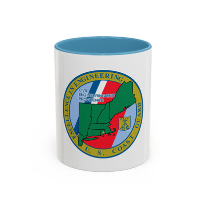 USCG Civil Engineering Unit Providence (U.S. Coast Guard) Accent Coffee Mug