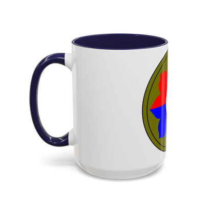 9th Infantry Division patch (U.S. Army) Accent Coffee Mug