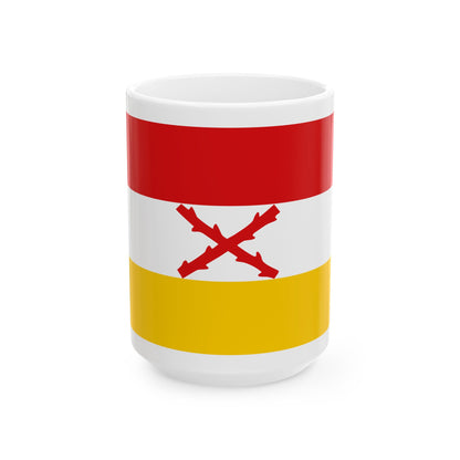 Civil ensign of the Spanish Netherlands (Belgium) White Coffee Mug