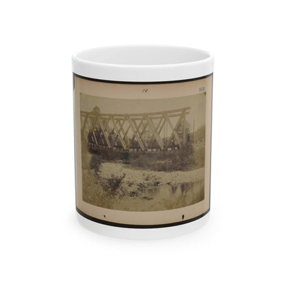 Railroad Trestle Bridge (U.S. Civil War) White Coffee Mug