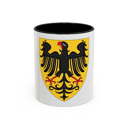 Shield and Coat of Arms of the Holy Roman Emperor (c.1300-c.1400) - Accent Coffee Mug