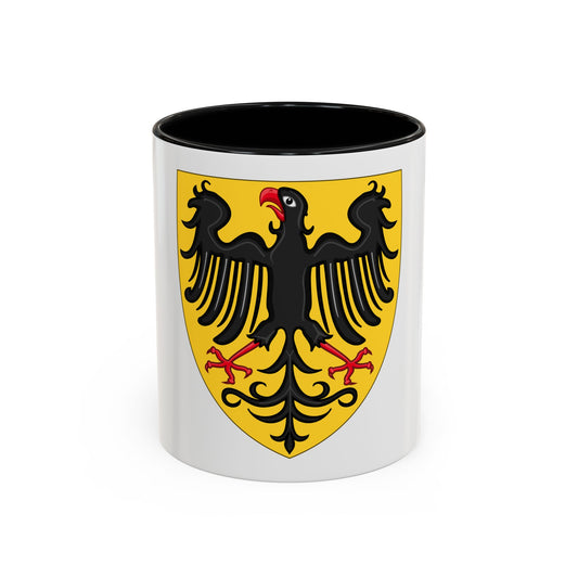 Shield and Coat of Arms of the Holy Roman Emperor (c.1300-c.1400) - Accent Coffee Mug
