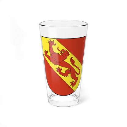 Uitikon-blazon (Switzerland) (Coat of Arms) Pint Glass 16oz