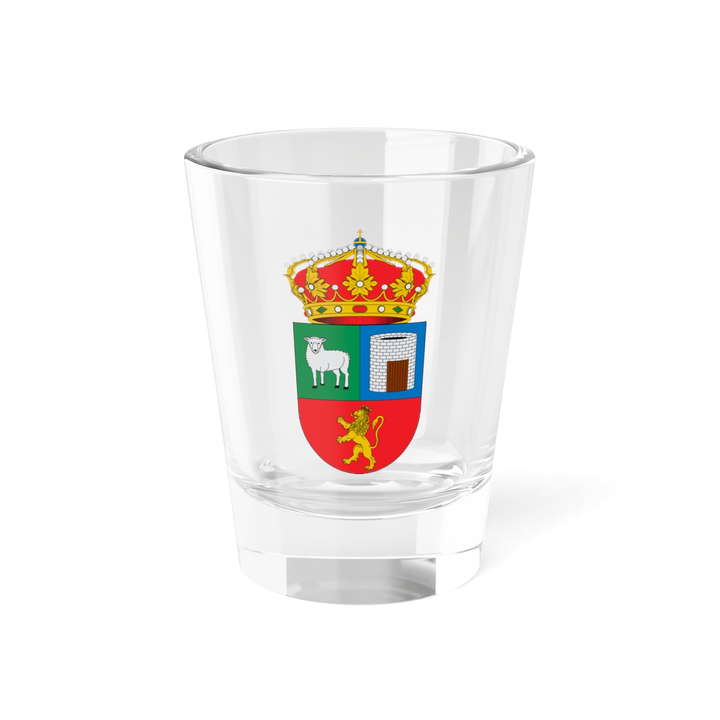Escudo de La Muela (Spain) (Coat of Arms) Shot Glass 1.5oz