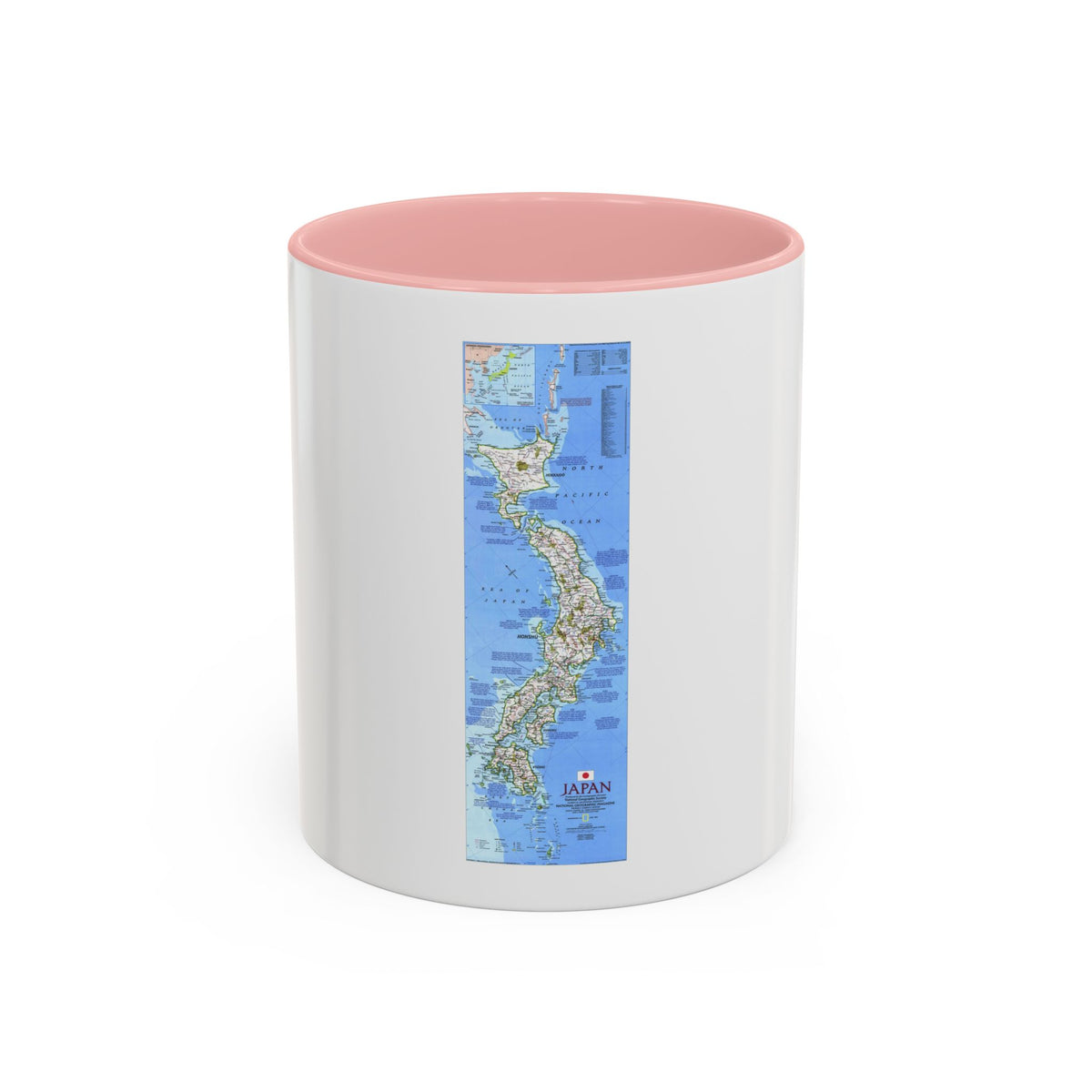Japan (1984) (Map) Accent Coffee Mug