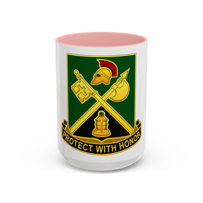 143 Military Police Battalion CAANG (U.S. Army) Accent Coffee Mug