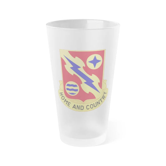 265th Air Defense Artillery Regiment (U.S. Army) Frosted Pint Glass 16oz-Go Mug Yourself