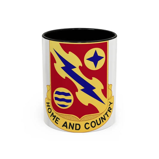 265th Air Defense Artillery Regiment (U.S. Army) Accent Coffee Mug 11oz Black - Go Mug Yourself