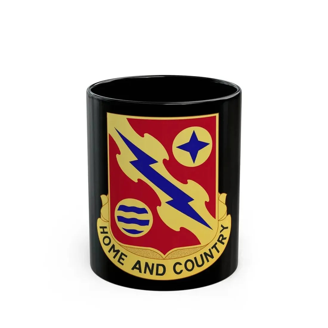 265th Air Defense Artillery Regiment (U.S. Army) Black Coffee Mug - Go Mug Yourself