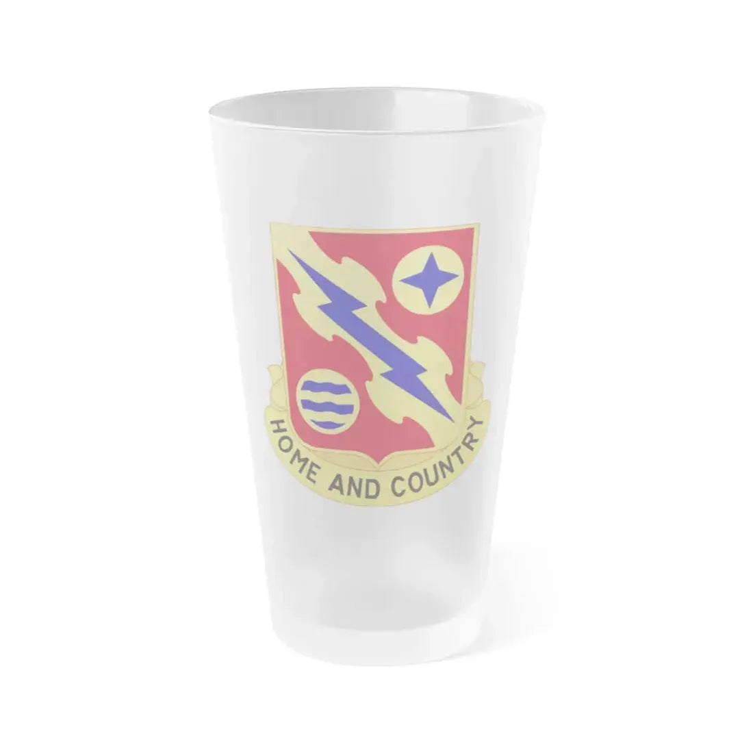265th Air Defense Artillery Regiment (U.S. Army) Frosted Pint Glass 16oz Default Title - Go Mug Yourself