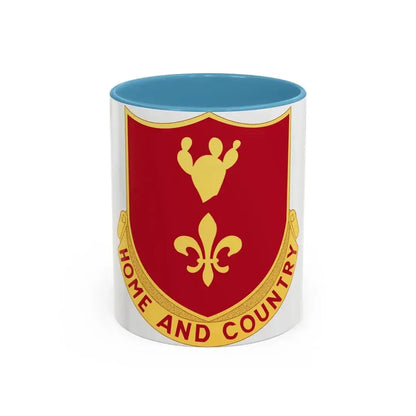 265th Artillery Regiment (U.S. Army) Accent Coffee Mug 11oz Light Blue - Go Mug Yourself