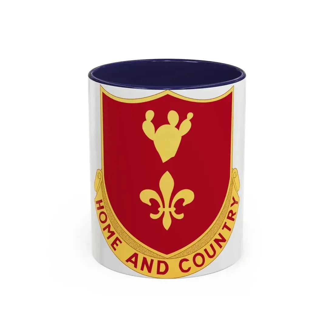 265th Artillery Regiment (U.S. Army) Accent Coffee Mug 11oz Navy - Go Mug Yourself