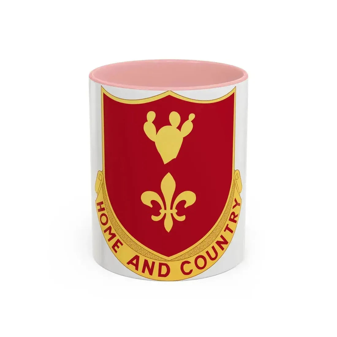 265th Artillery Regiment (U.S. Army) Accent Coffee Mug 11oz Pink - Go Mug Yourself