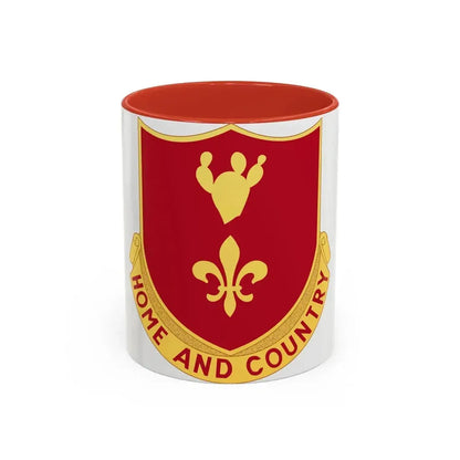 265th Artillery Regiment (U.S. Army) Accent Coffee Mug 11oz Red - Go Mug Yourself