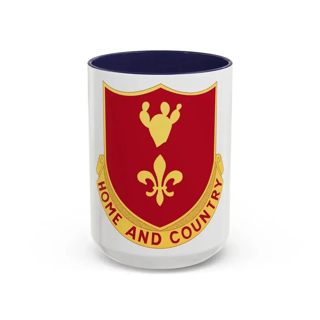 265th Artillery Regiment (U.S. Army) Accent Coffee Mug 15oz Navy - Go Mug Yourself