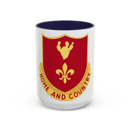 265th Artillery Regiment (U.S. Army) Accent Coffee Mug 15oz Navy - Go Mug Yourself