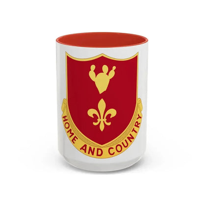 265th Artillery Regiment (U.S. Army) Accent Coffee Mug 15oz Red - Go Mug Yourself