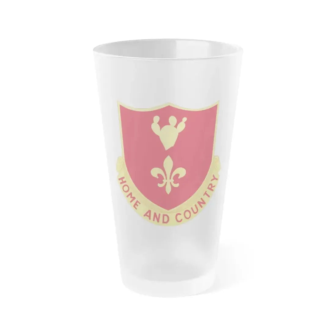 265th Artillery Regiment (U.S. Army) Frosted Pint Glass 16oz Default Title - Go Mug Yourself