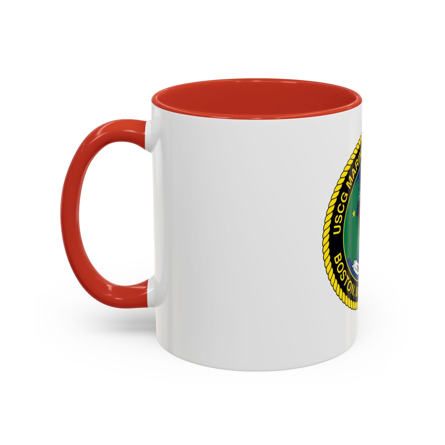 USCG MSO Boston Marine Safety Office (U.S. Coast Guard) Accent Coffee Mug