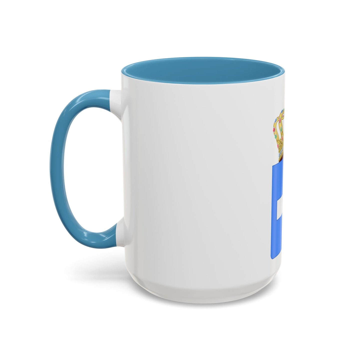 Lesser Coat of Arms of Greece (Wittelsbach) - Accent Coffee Mug