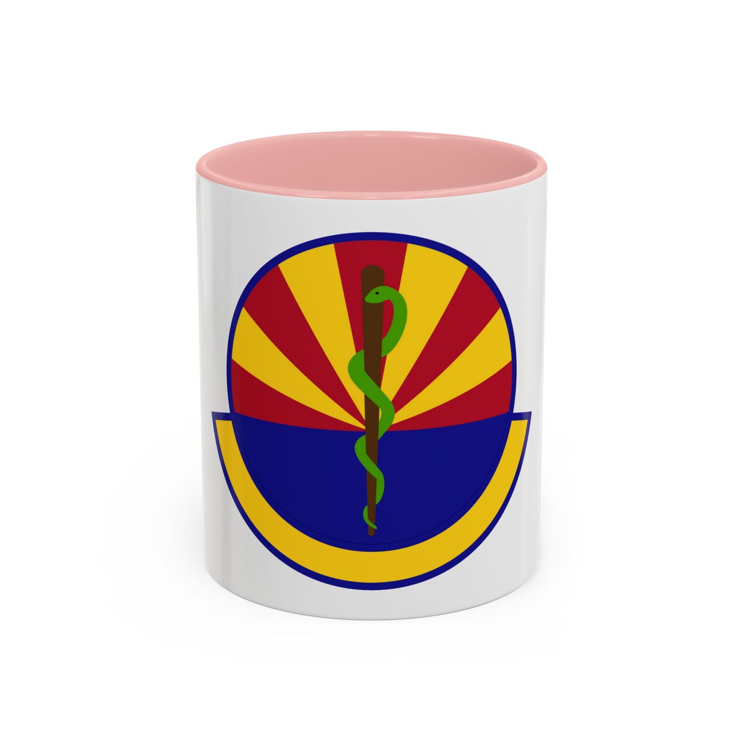 56 Healthcare Operations Squadron AETC (U.S. Air Force) Accent Coffee Mug