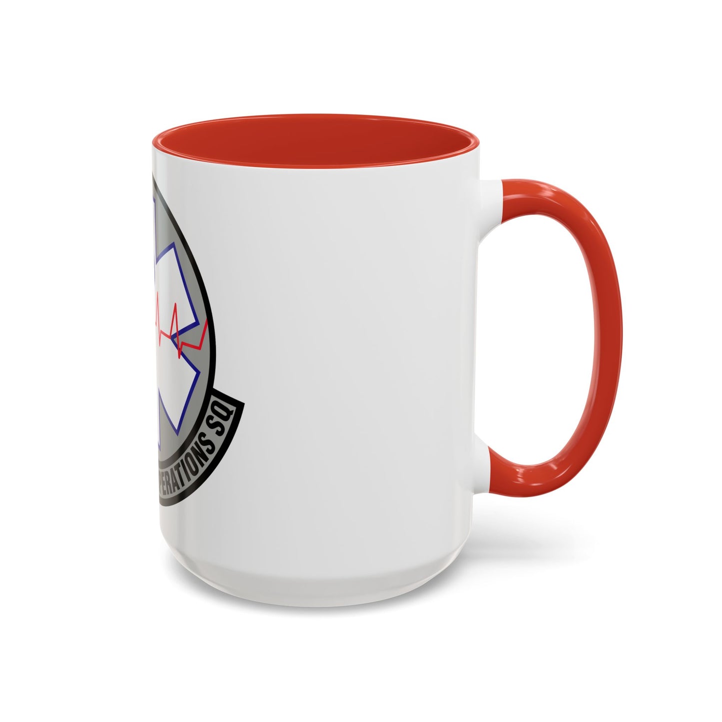 7 Healthcare Operations Squadron AFGSC (U.S. Air Force) Accent Coffee Mug