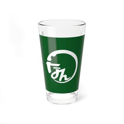 Flag of Tsunan Niigata (Japan) Pint Glass 16oz