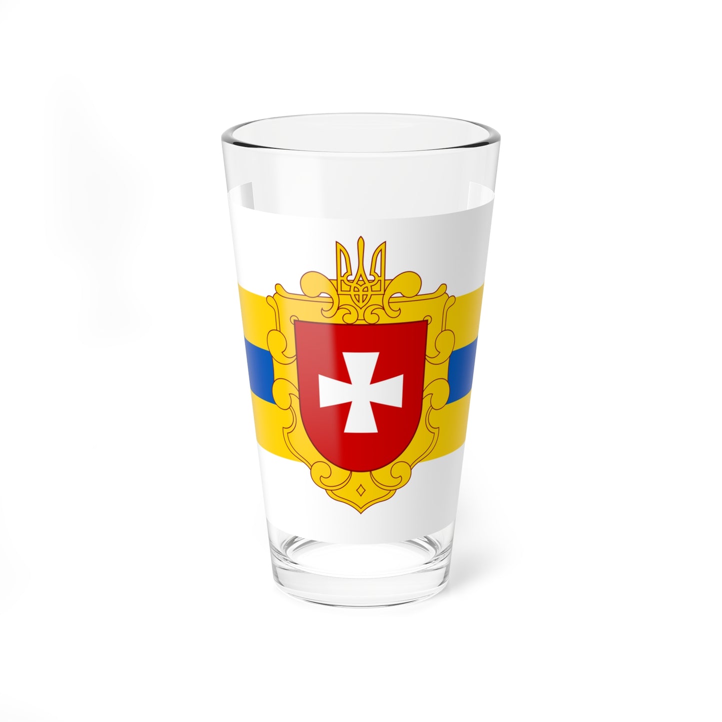 Flag of Rivne Oblast (Ukraine) Pint Glass 16oz