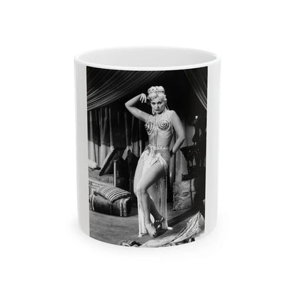 Kim Novak #289 (Vintage Female Icon) White Coffee Mug-11oz-Go Mug Yourself