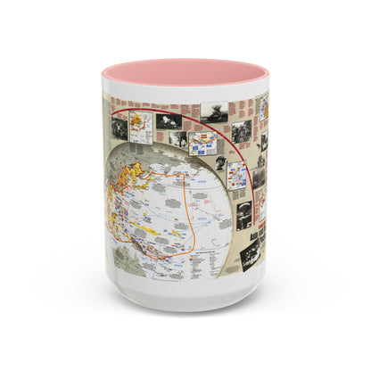 World War II- Asia and the Pacific (1991) (Map) Accent Coffee Mug