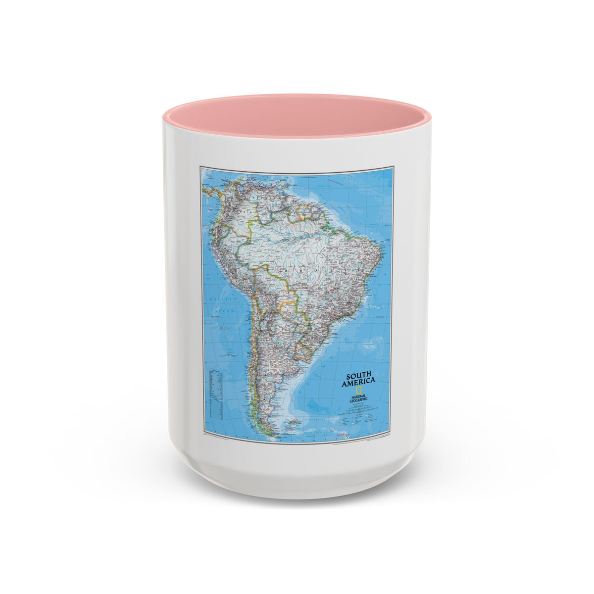 South America (2007) (Map) Accent Coffee Mug