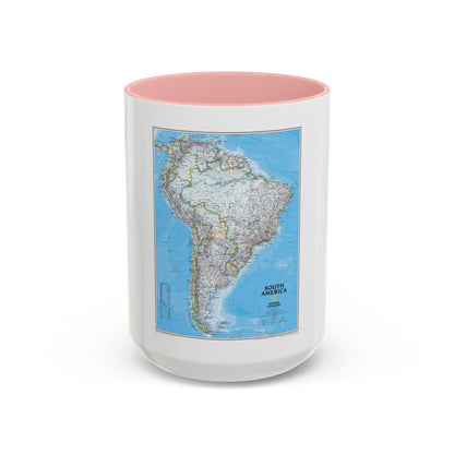 South America (2007) (Map) Accent Coffee Mug
