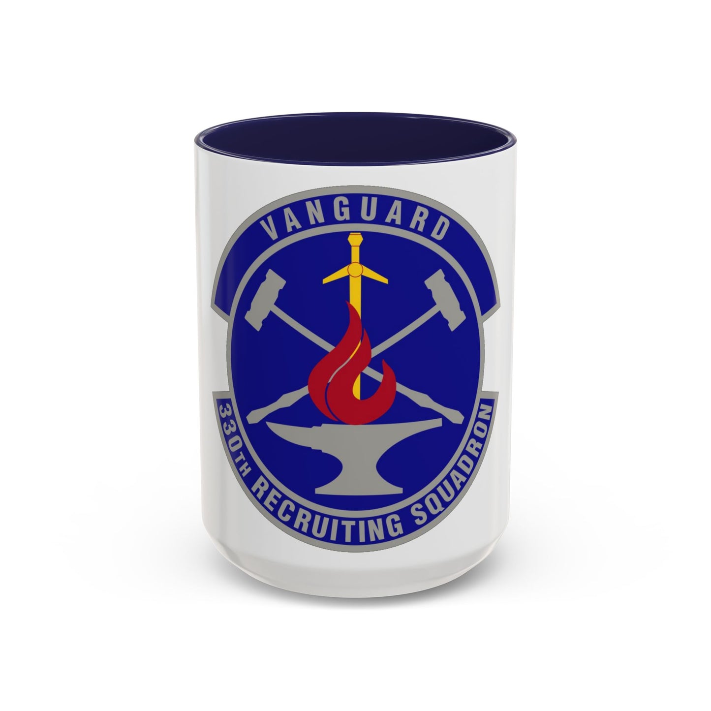 330 Recruiting Squadron AETC (U.S. Air Force) Accent Coffee Mug