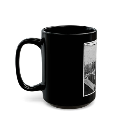 Atlanta, Georgia. Sherman's Men In Confederate Fort East Of Atlanta (U.S. Civil War) Black Coffee Mug