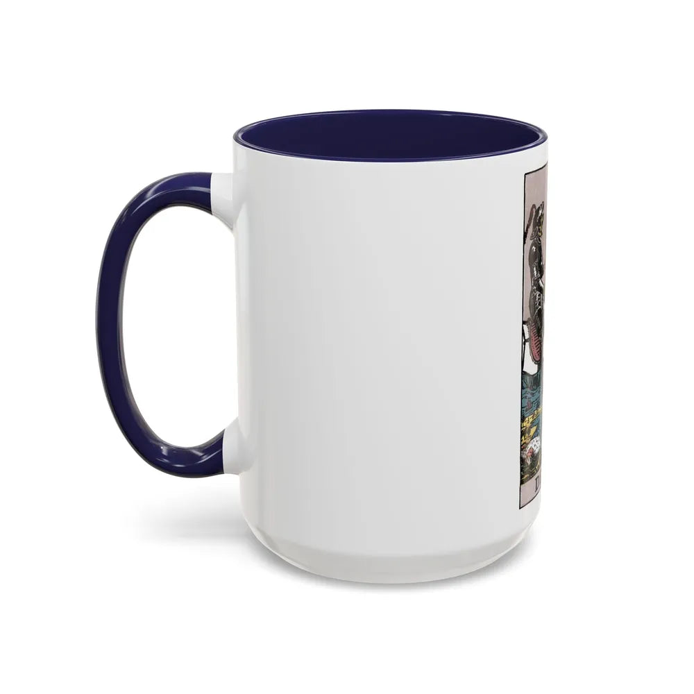 Death (Tarot Card) Accent Coffee Mug-Go Mug Yourself