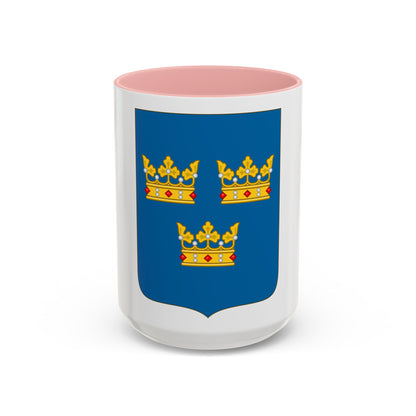 Shield of arms of Sweden - Accent Coffee Mug